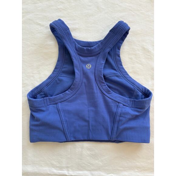 Lululemon High Neck Sports Bra Top Size 4 - Picture 2 of 4